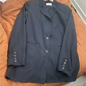 DISSH Navy Tencel Blazer Size US 2
